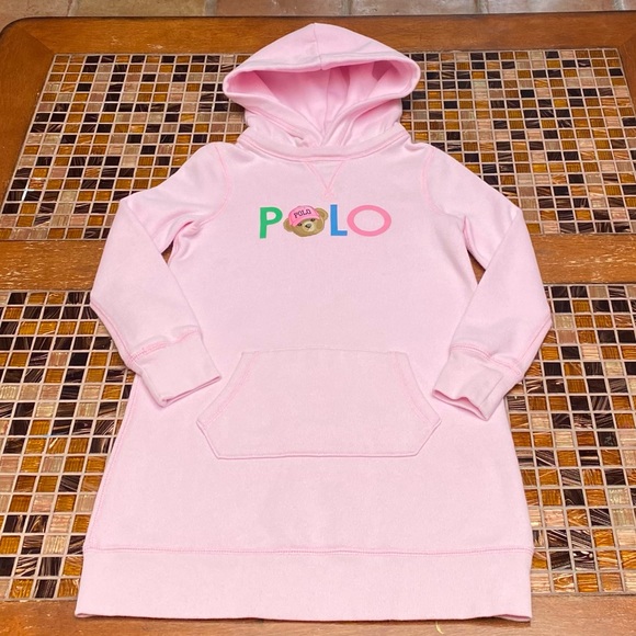Ralph Lauren Other - Ralph Lauren Fleece Hoodie Sweatshirt Dress Girls